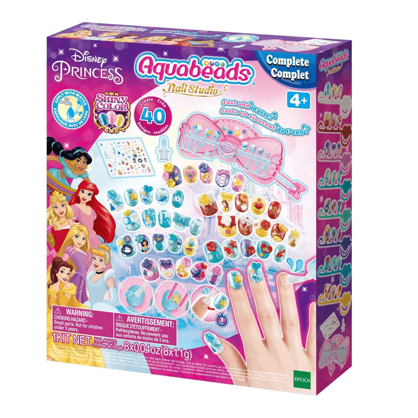 Aquabeads Estudio de Uñas Princesas Disney