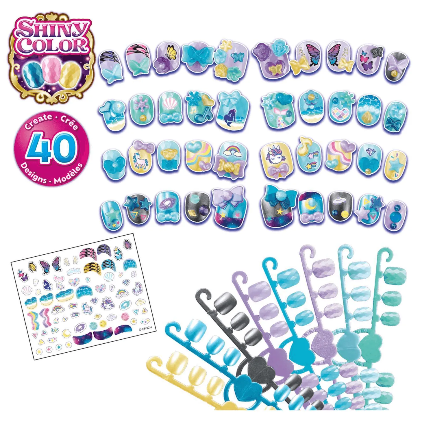 Aquabeads Set de Recambio de Uñas de Ensueño