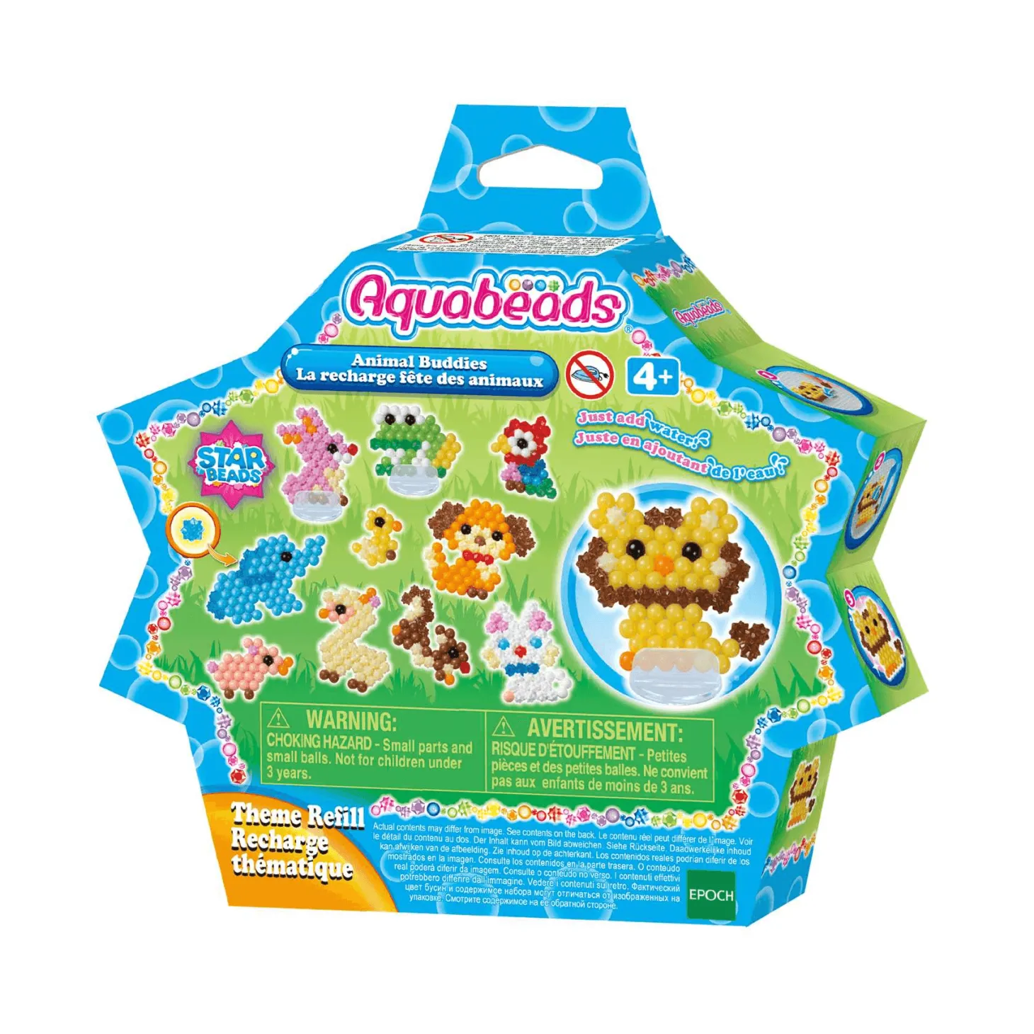Aquabeads Set de Recarga Temática Animales Amigos