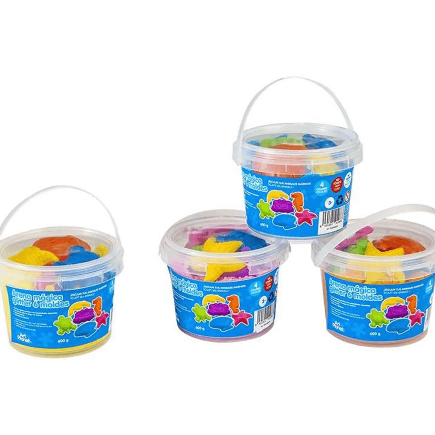 Art Sand Glitter 6 Moldes