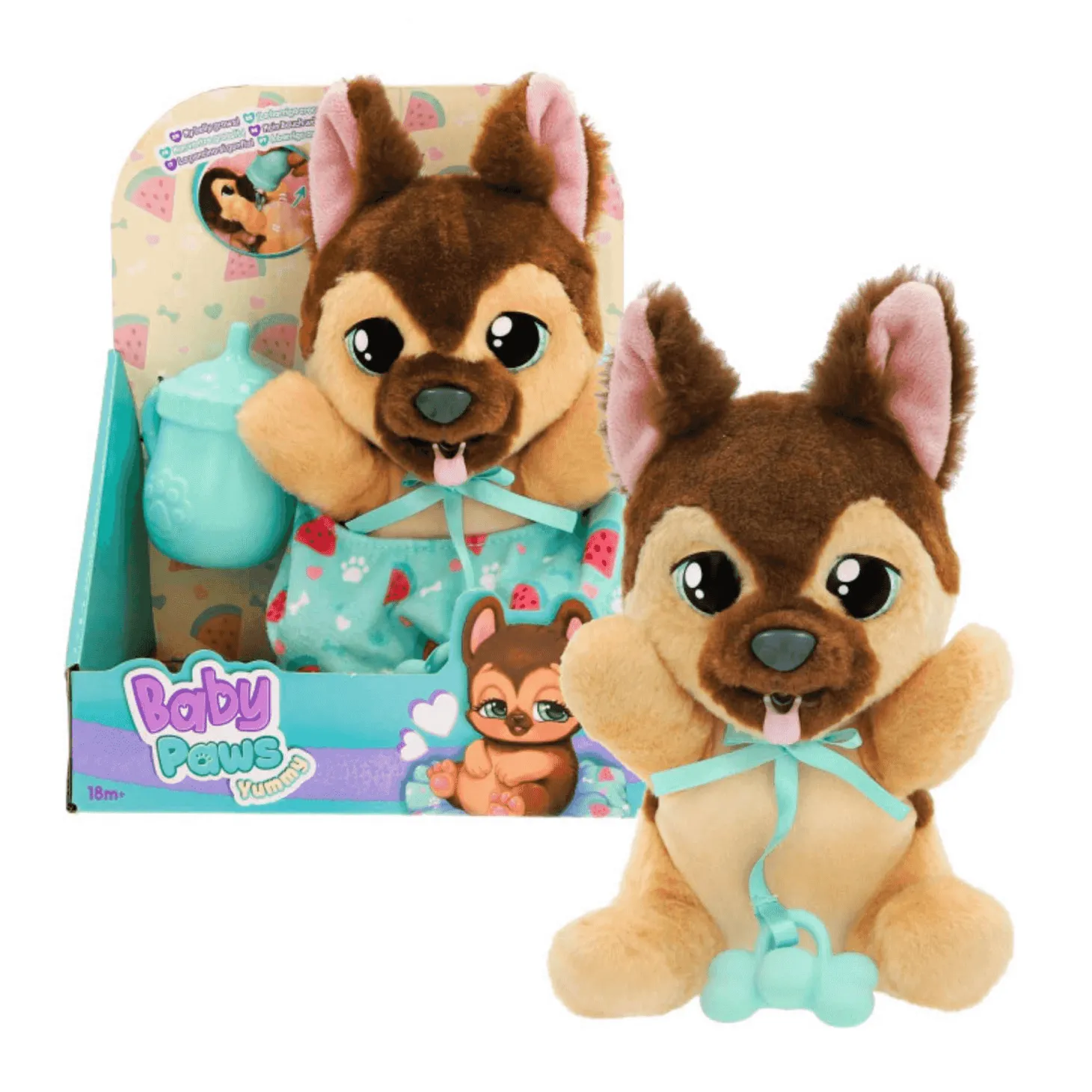 Baby Paws Yummy Peluche Pastor Alemán