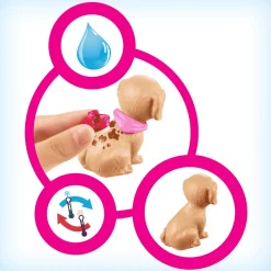 Barbie Tienda de mascotas Muñeca y accesorios para mascotas 3 años