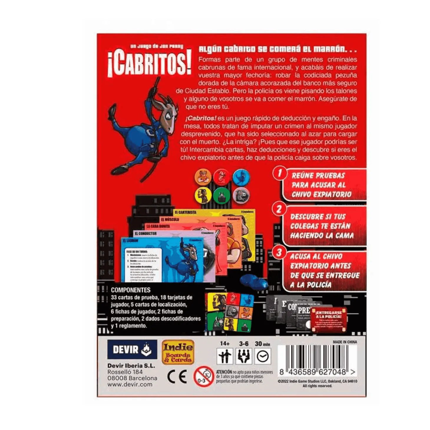 Cabritos !! El juego de Cartas