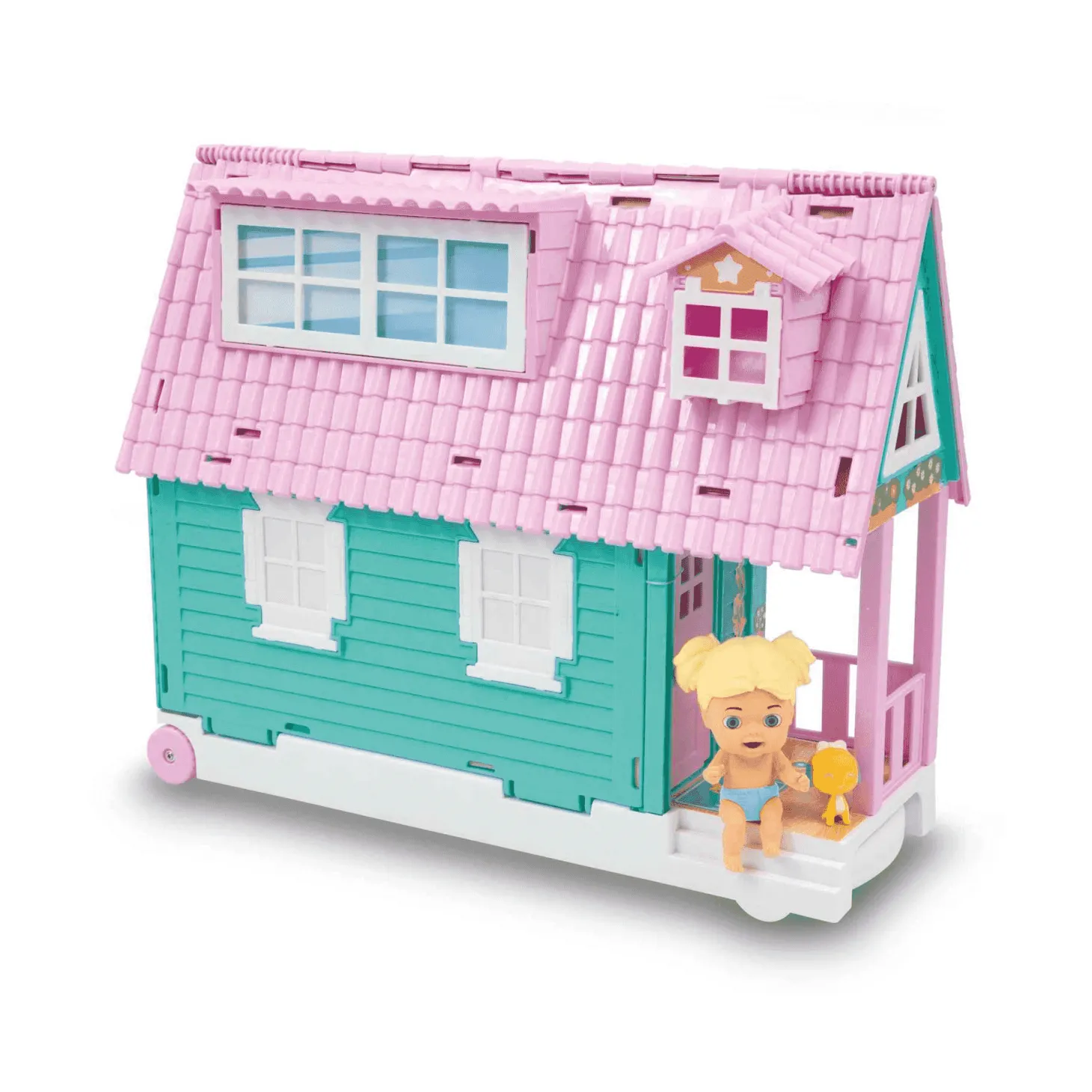 Casa de los bebés Amicicci Rosa