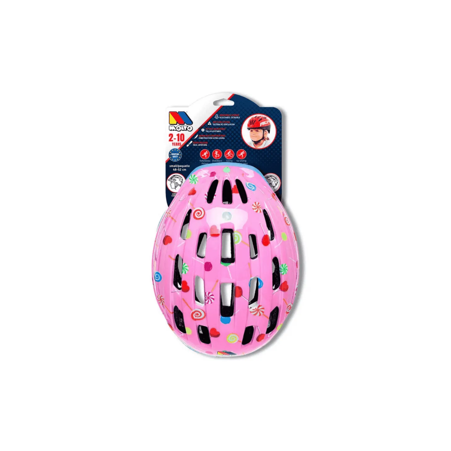 Casco Rosa Molto