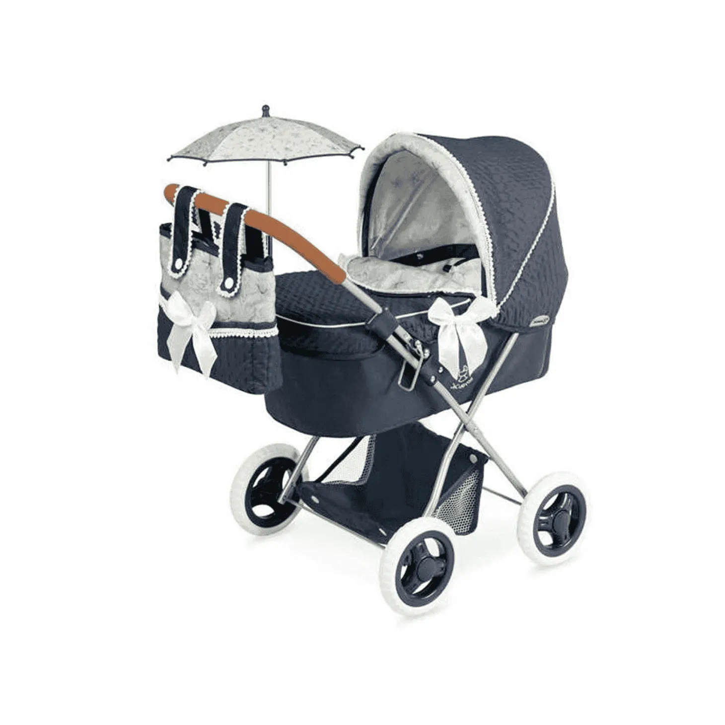 Coche De Muñeca Plegable Con Sombrilla Para Muñecas De Hasta 48 Cm.