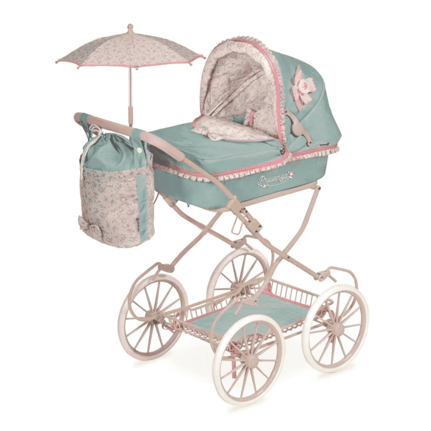 Coche de Muñecas Provenza Plegable con Sombrilla