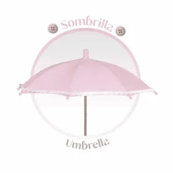 Coche de Muñecas 'Reborn' Plegable con Sombrilla y Suspensión De Cuevas