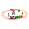 Conjunto de vías para ampliar circuitos de tren de madera (Eurekakids)