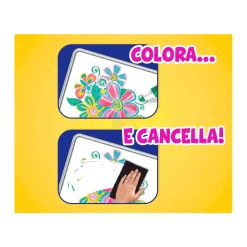 Crayola Dry Erase Pizarra Blanca y 4 Rotuladores Lavables