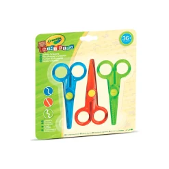 Crayola Pack de 3 Tijeras Seguras Mini Kids