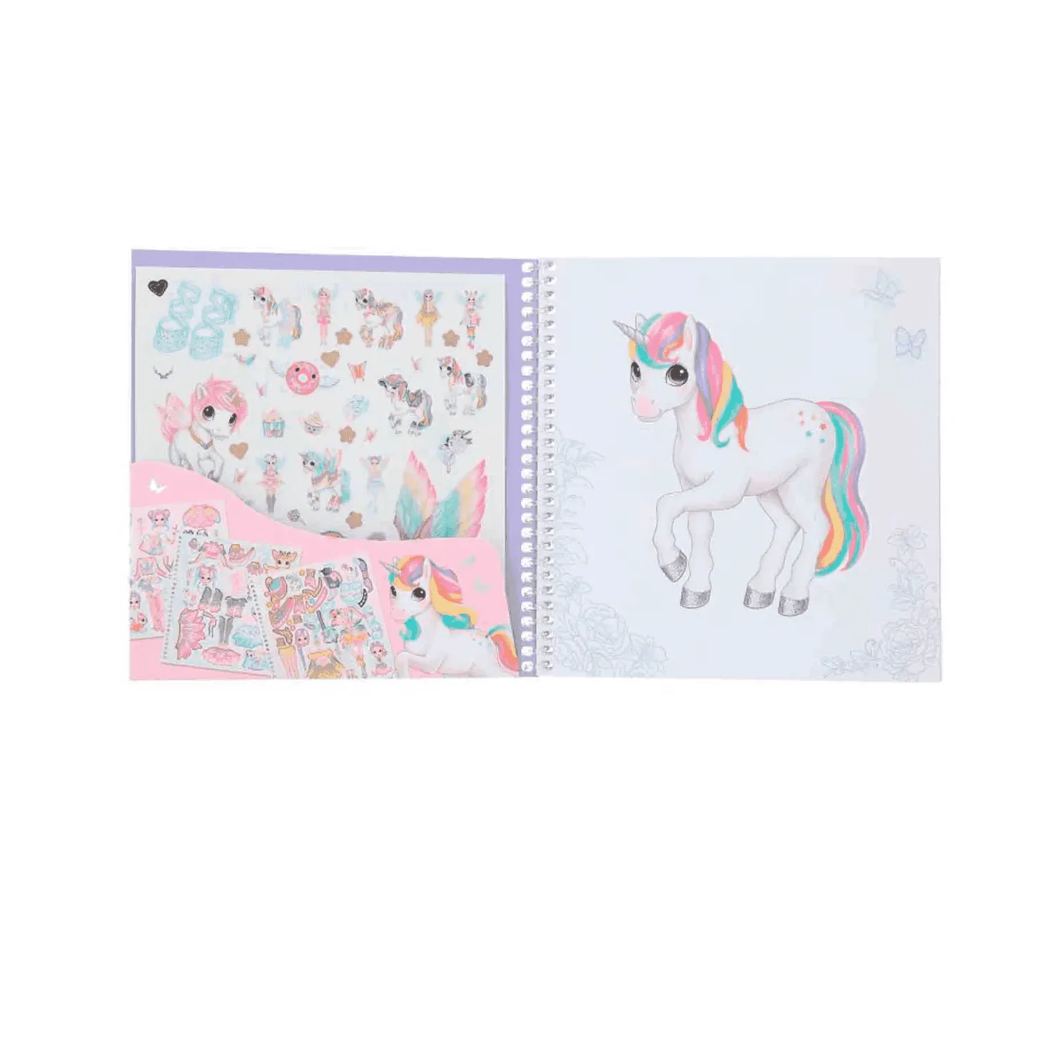 Cuaderno con calcomanías TOPModel Dress me up