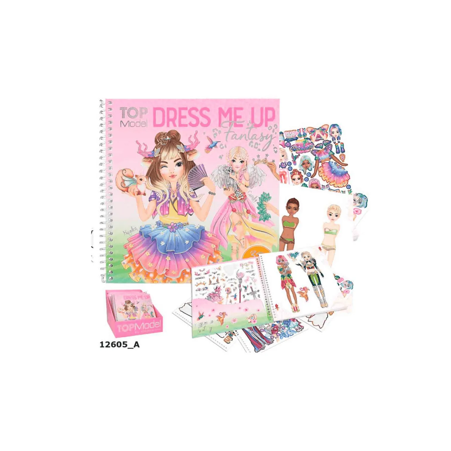 Cuaderno con calcomanías TOPModel Dress me up