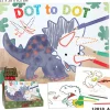 Dino World Libro De Colorear Punto A Punto