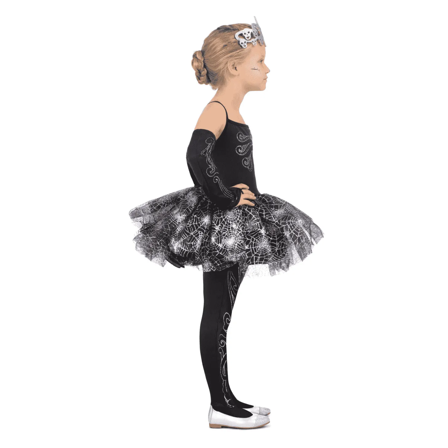 Disfraz de Bailarina esqueleto 7-9 años infantil