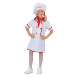 Disfraz de Cocinera talla 3-4 años – Ideal para carnaval, fiestas y eventos divertidos