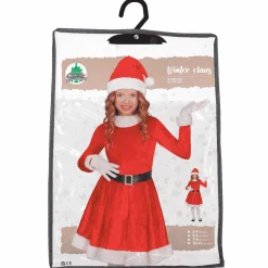 Disfraz de Mamá Noel (Talla 7-9 años)