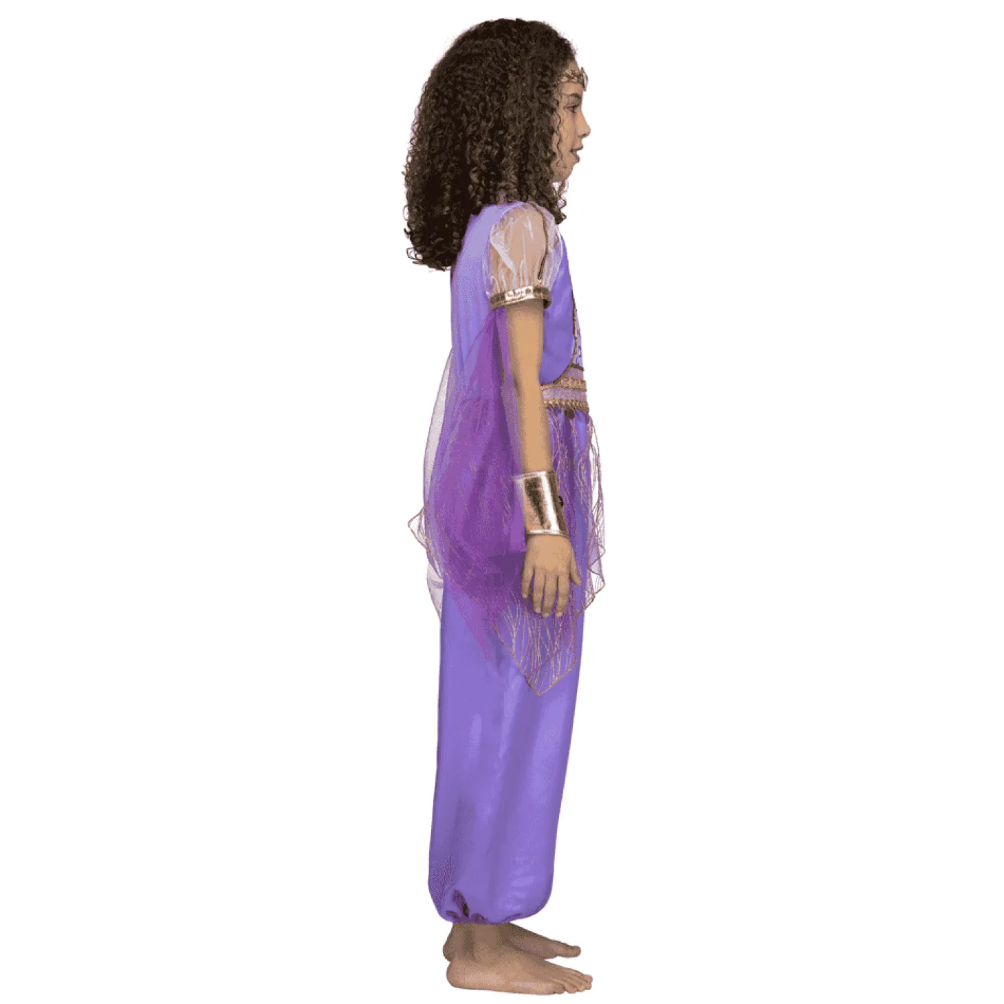 Disfraz de Princesa árabe morada 10-12 años infantil