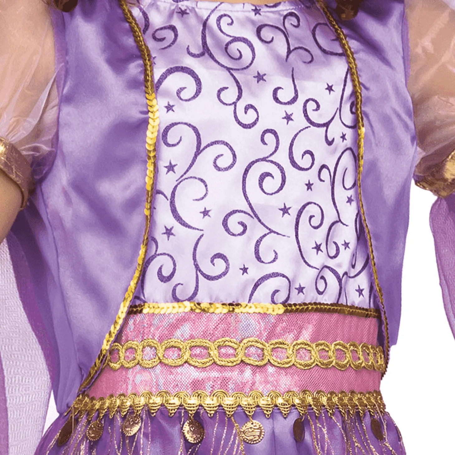 Disfraz de Princesa árabe morada 7-9 años infantil