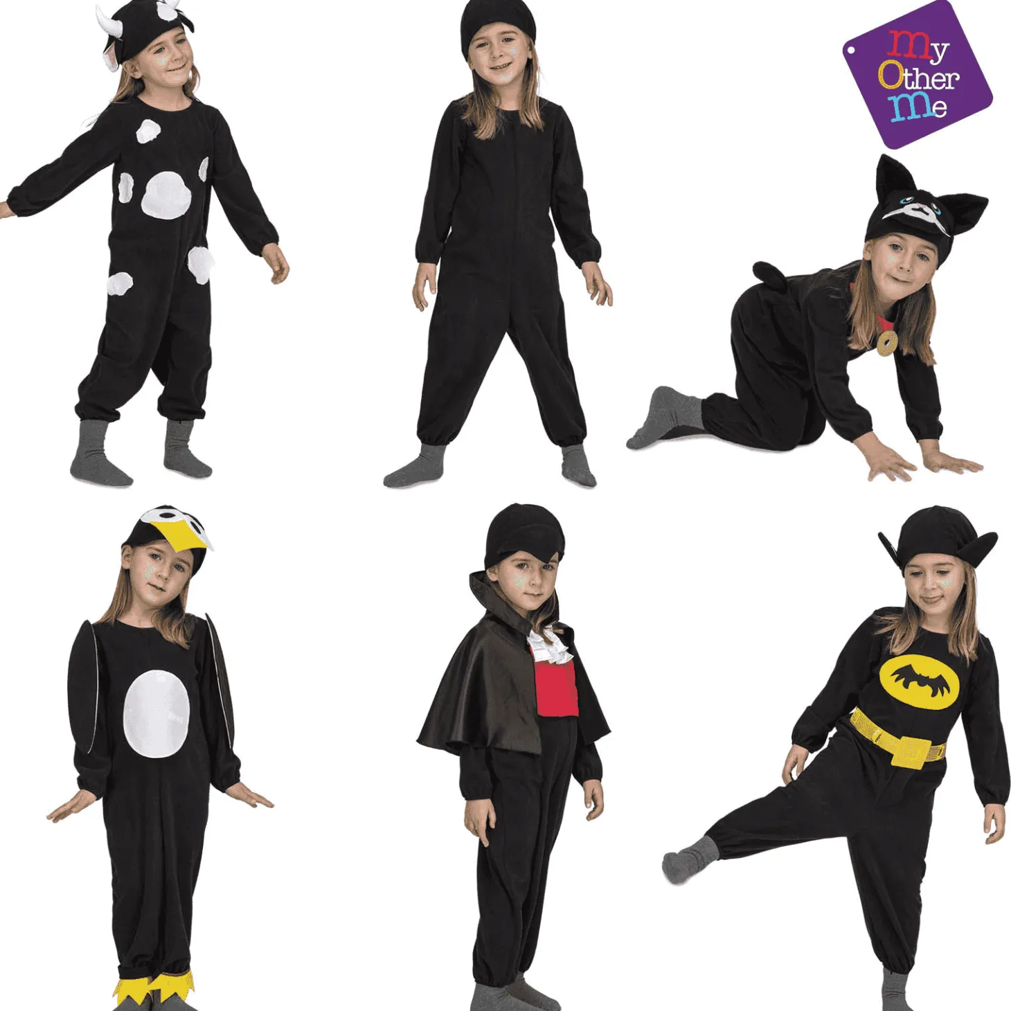 Disfraz de Quick ´n´ fun black 12-24 meses bebé