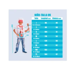 Disfraz Infantil Sonic Classic Inf Talla 5 a 6 años