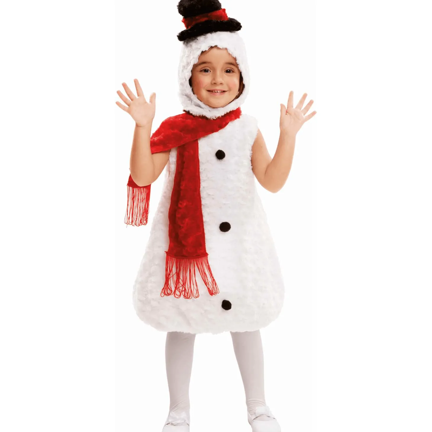 Disfraz Muñeco De Nieve Peluche 5 a 6 Años