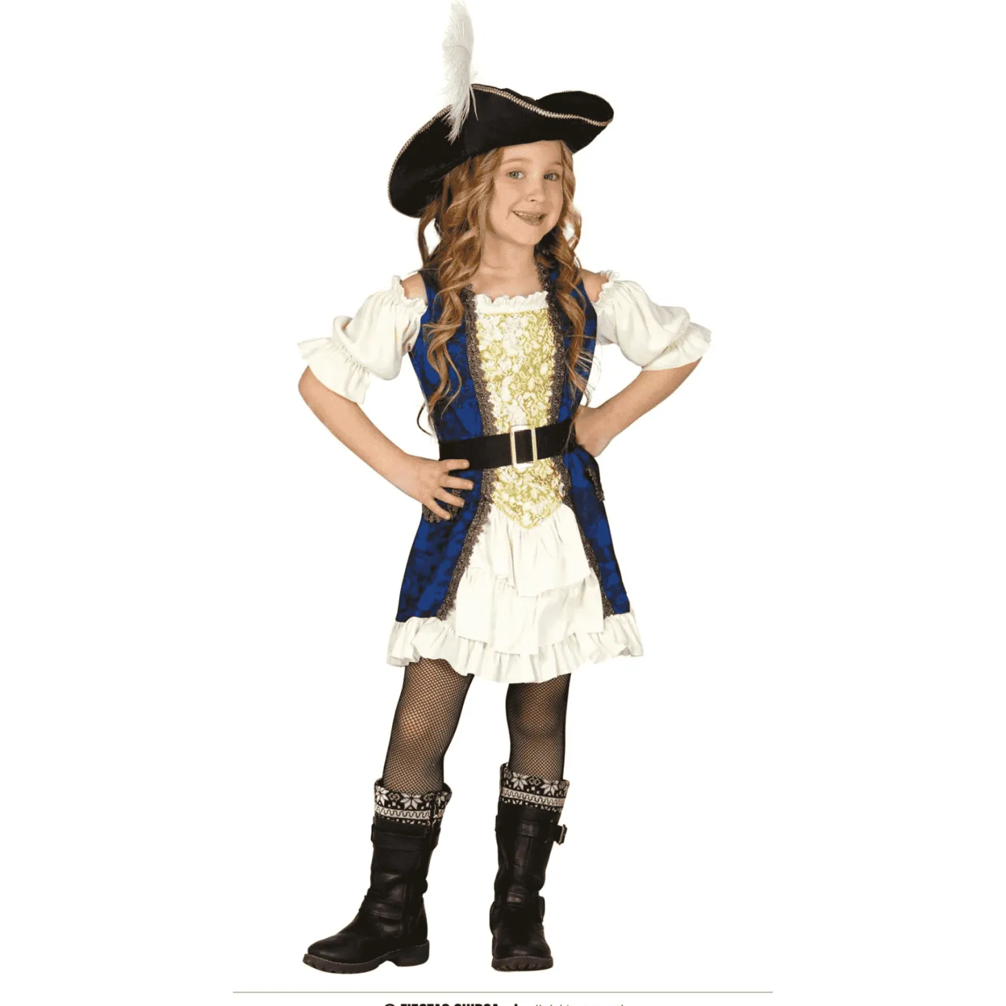 Disfraz Pirata Lujo Talla 10 a 12 años