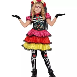 Disfraz Catrina Infantil T. 10-12