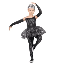Disfraz de Bailarina esqueleto 10-12 años infantil
