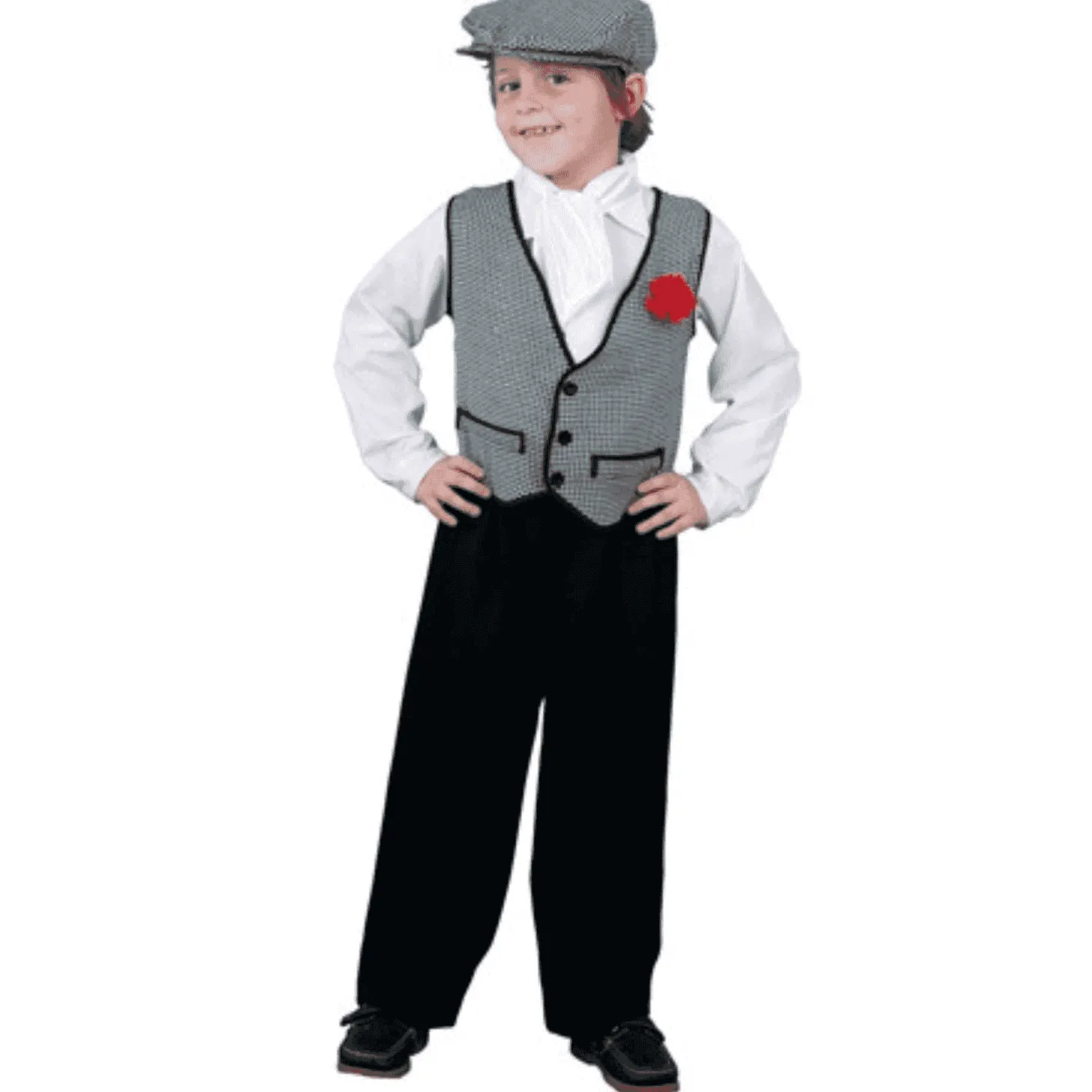 Disfraz de Chulapo con Chaleco Infantil Talla 5 a 6 años