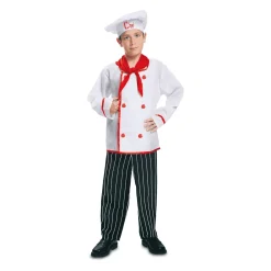 Disfraz de Cocinero talla 5-6 años – Ideal para carnaval, fiestas y eventos divertidos