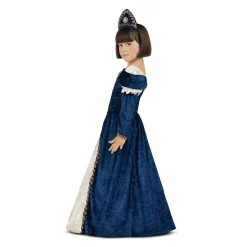 Disfraz de Dama medieval talla 5-6 años – Ideal para carnaval, fiestas y eventos divertidos