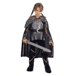 Disfraz de Dama vikinga 5-6 años infantil