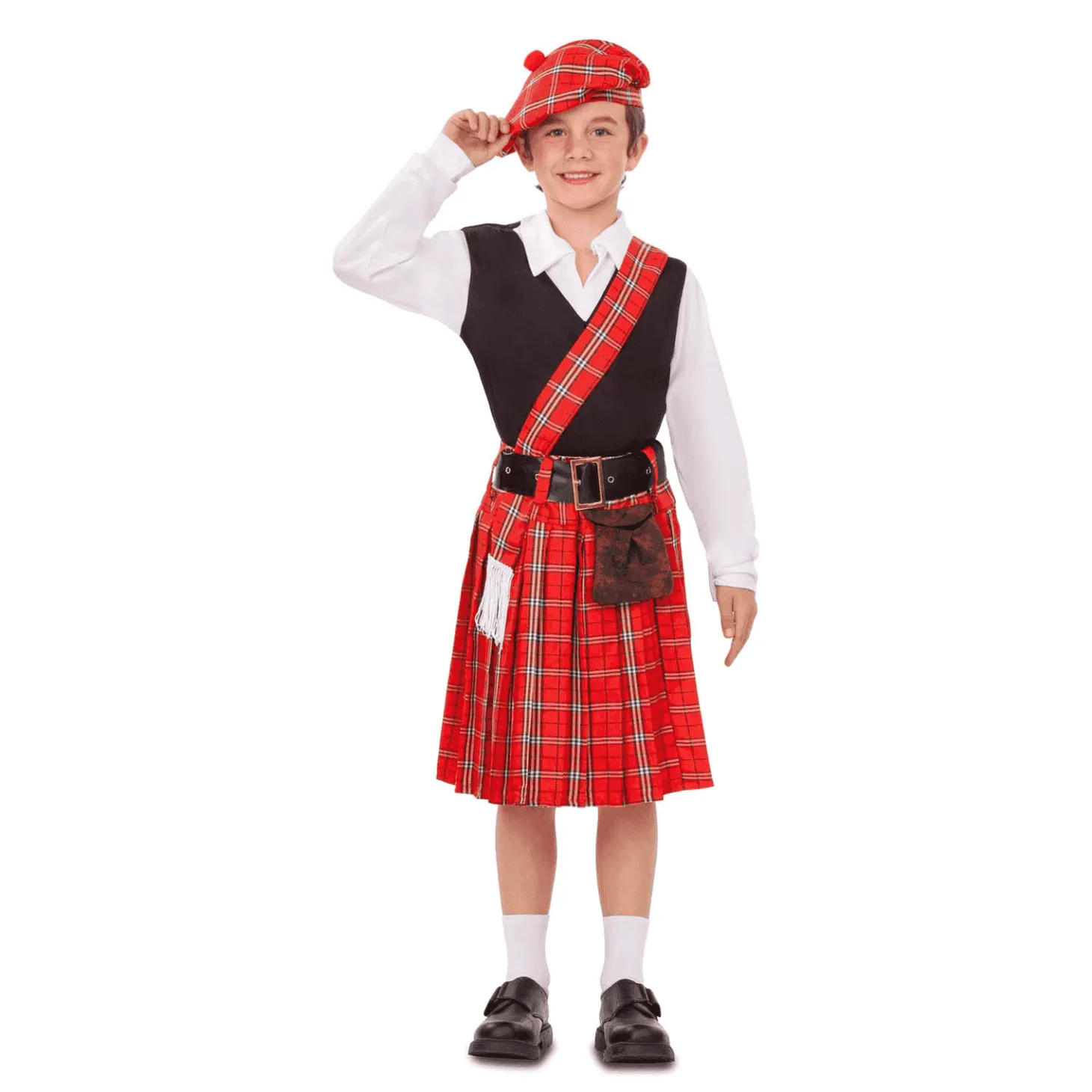 Disfraz de Escocés 10-12 años infantil