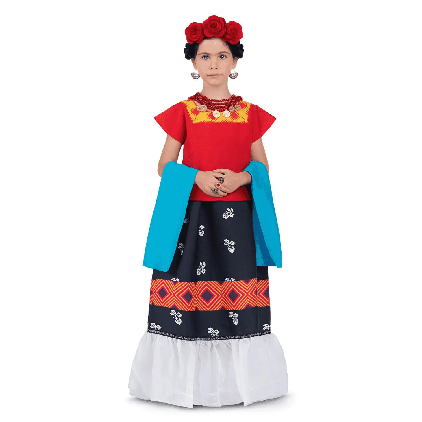Disfraz de Frida kahlo child 7-9 años infantil