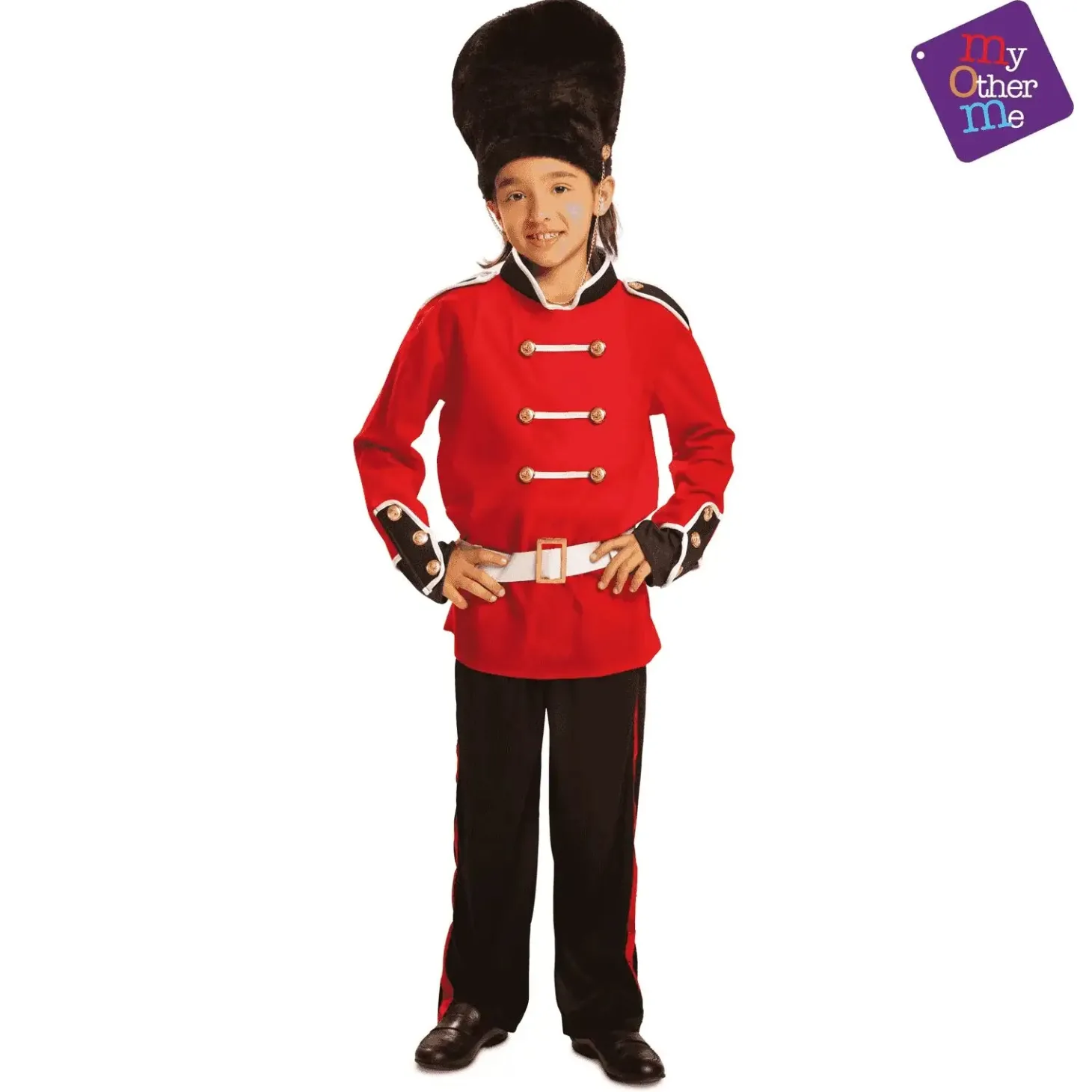 Disfraz de Guardia inglesa talla 5-6 años – Ideal para carnaval, fiestas y eventos divertidos