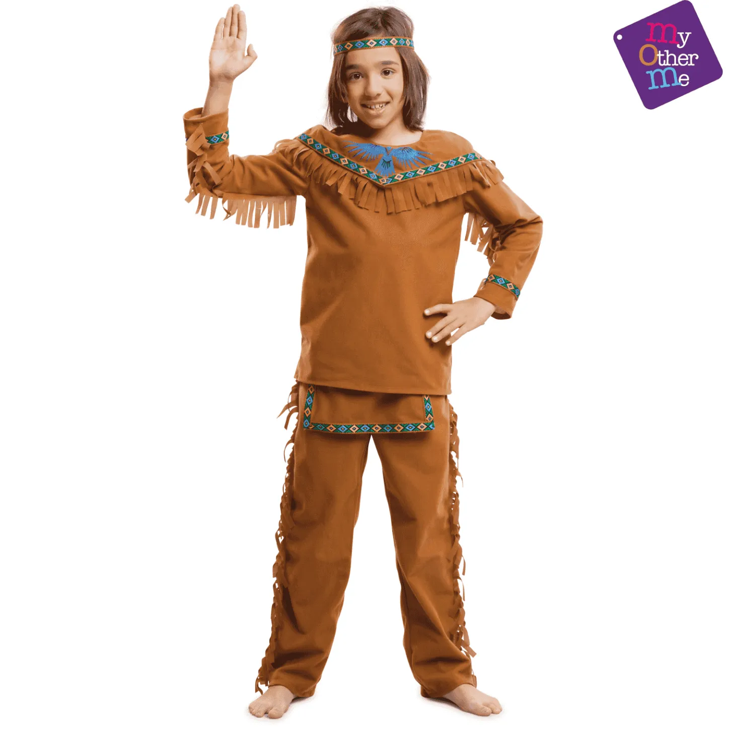 Disfraz de Indian boy 5-6 años infantil