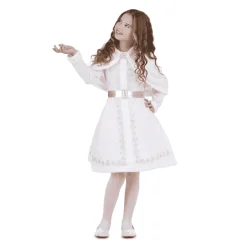 Disfraz de Monada blanca navidad 7-9 años infantil