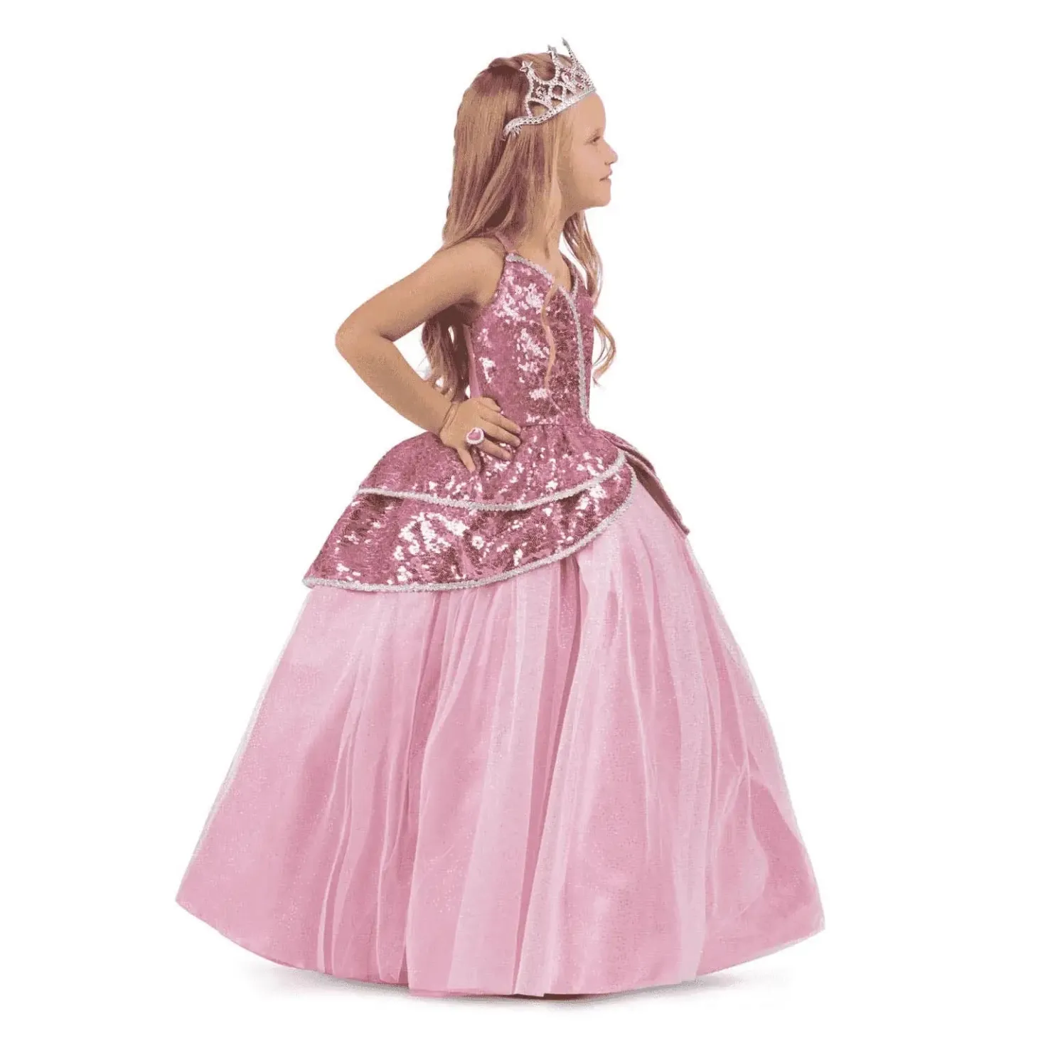 Disfraz de Princesa bruja rosa 7-9 años infantil