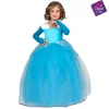 Disfraz de Princesa tutú azul 5-6 años infantil