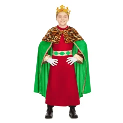 Disfraz de Rey mago verde 5-6 años infantil