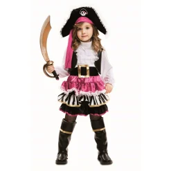 Disfraz Infantil Pequeña Pirata Talla 5 a 6 años