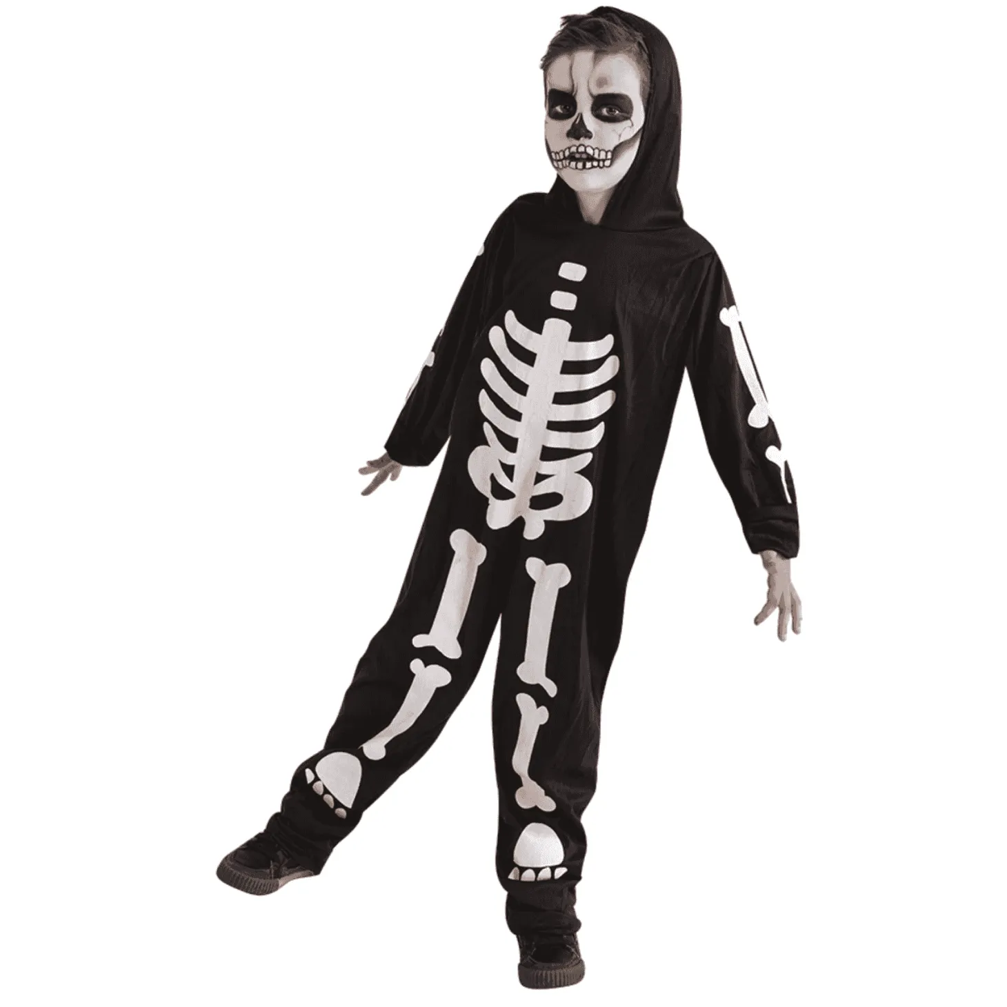 Disfraz Skeleto Glow in the dark Talla 5 a 7 años