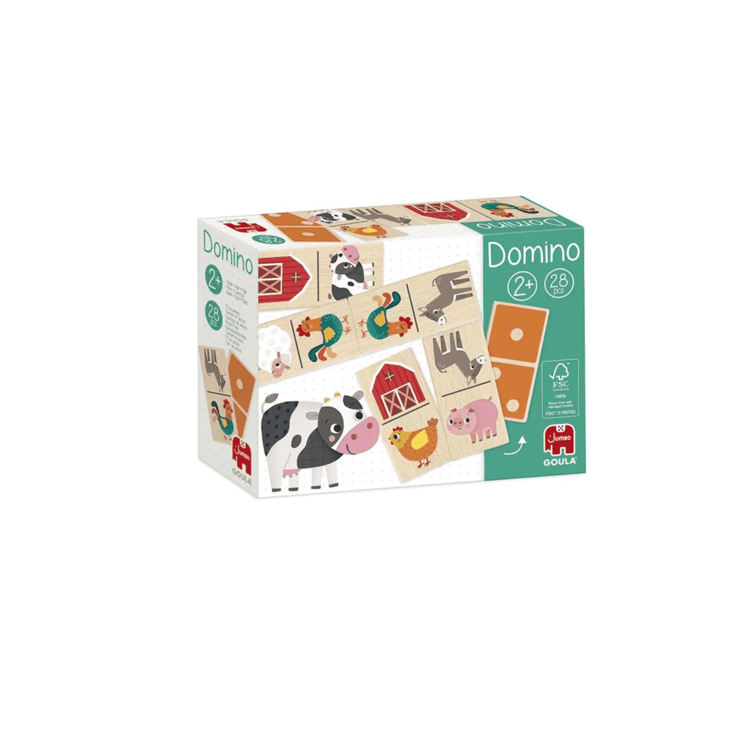 Dominó Granja Juego de Mesa Goula
