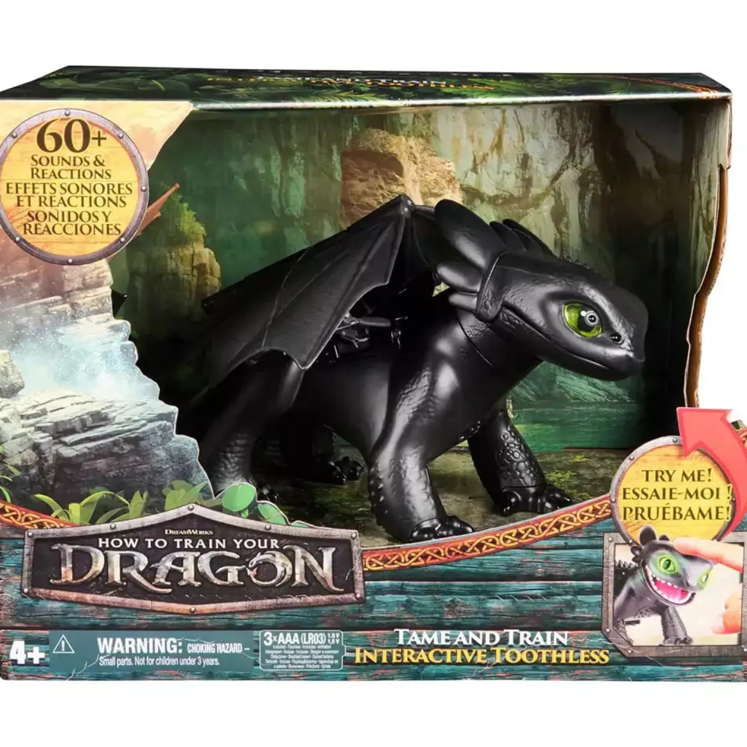 Dreamworks Dragon Toothless Cómo entrenar a tu dragón
