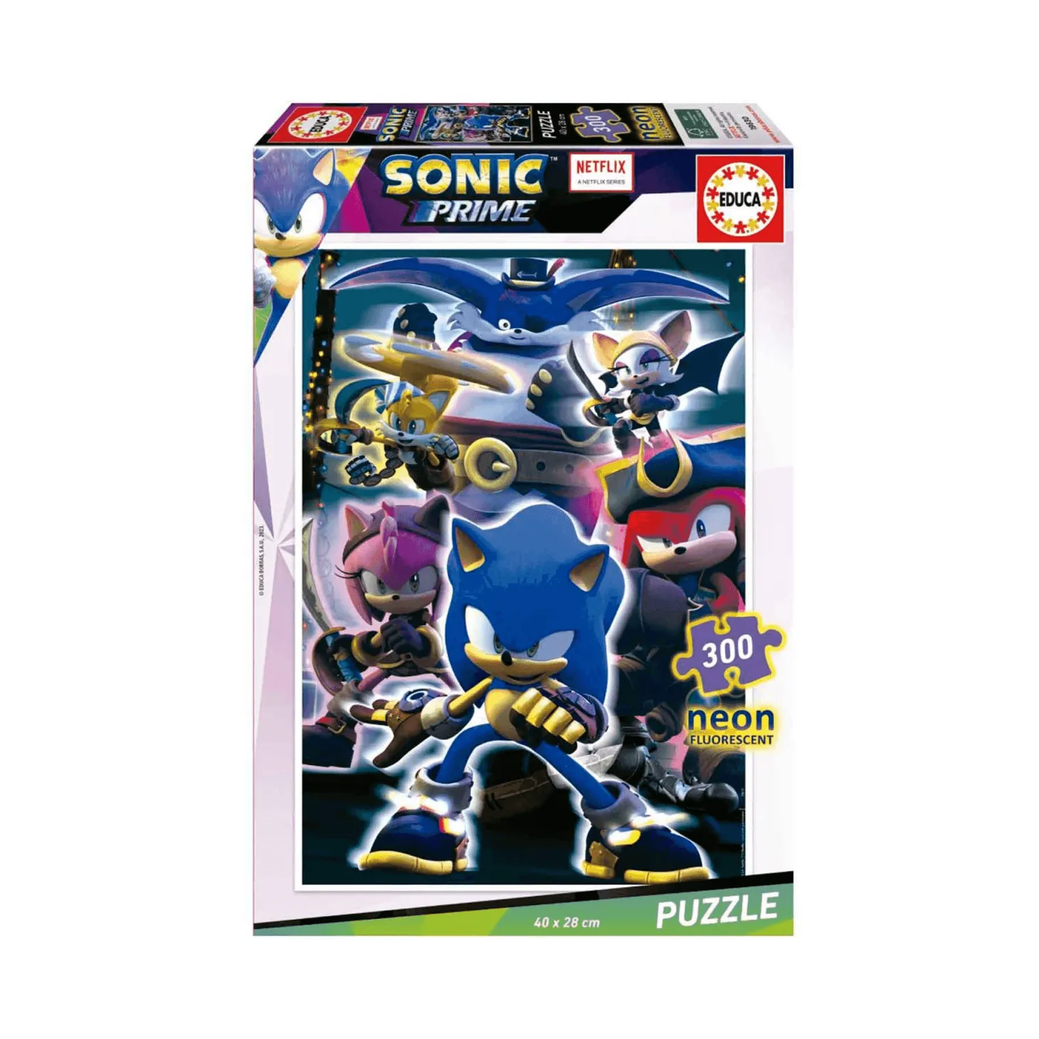 Educa Puzzle 300 Sonic Neon