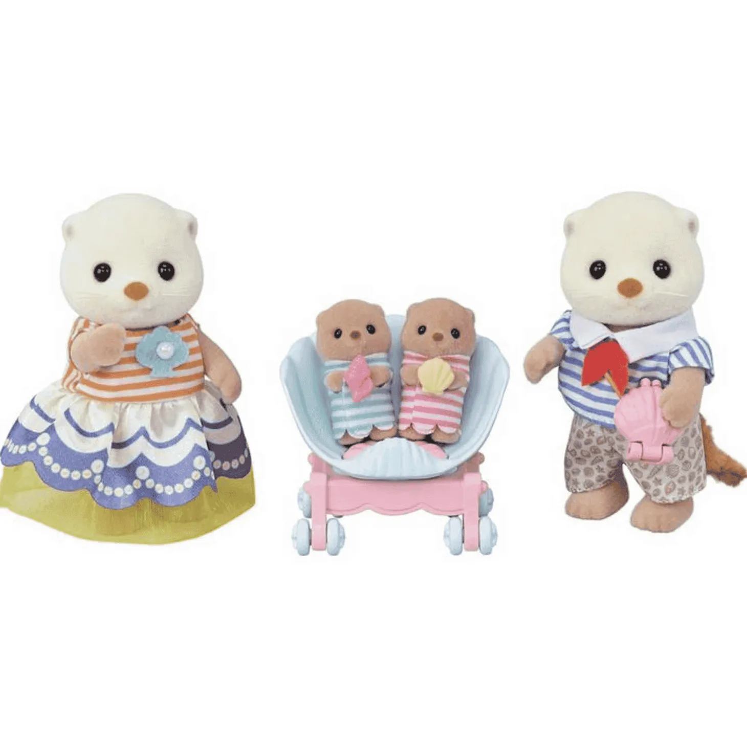 Familia Nutria Marina Sylvanian