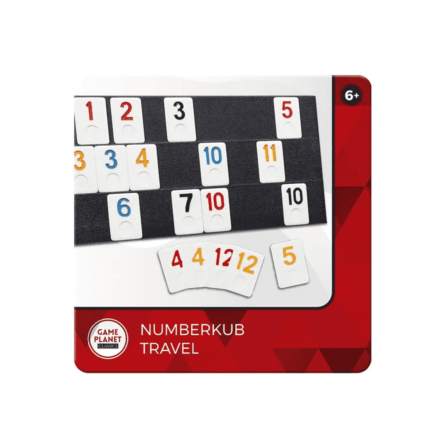 Game Planet Classics Numberkub Travel – Juego de Mesa Portátil de Números