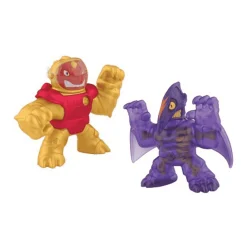 Goo Jit Zu Galaxy Attack Pack 2 Heroes Sun Fire Blazagon vs Dark Matter Terrack