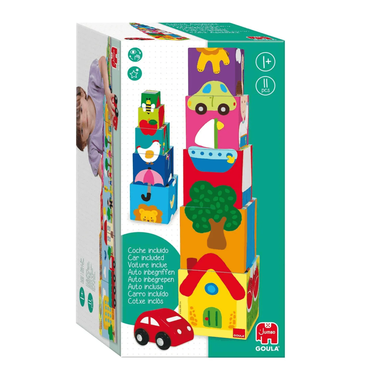 Goula Cubos Apilables Coche